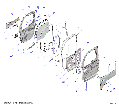 BODY, DOORS - R26XAL1RBB/BJ (C788471)