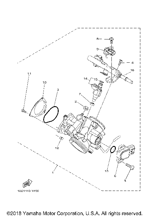THROTTLE BODY ASSY 1