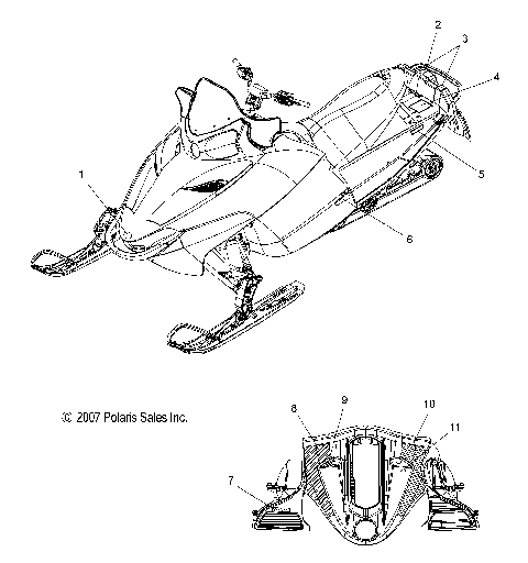 BODY, DECAL - S08PB6FS/FE (49SNOWDECAL086008BALL)