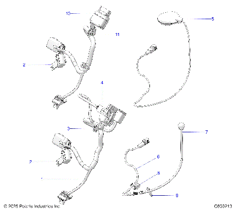 ELECTRICAL, HARNESS, HOOD & GPS - S26AJE9FSL/AJN9FSL/FSM (C603213)