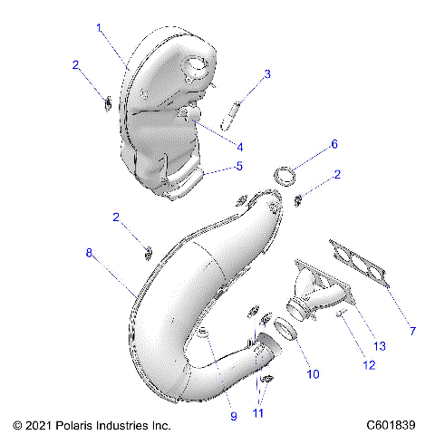 ENGINE, EXHAUST - S24TDL6KSA (C601277)