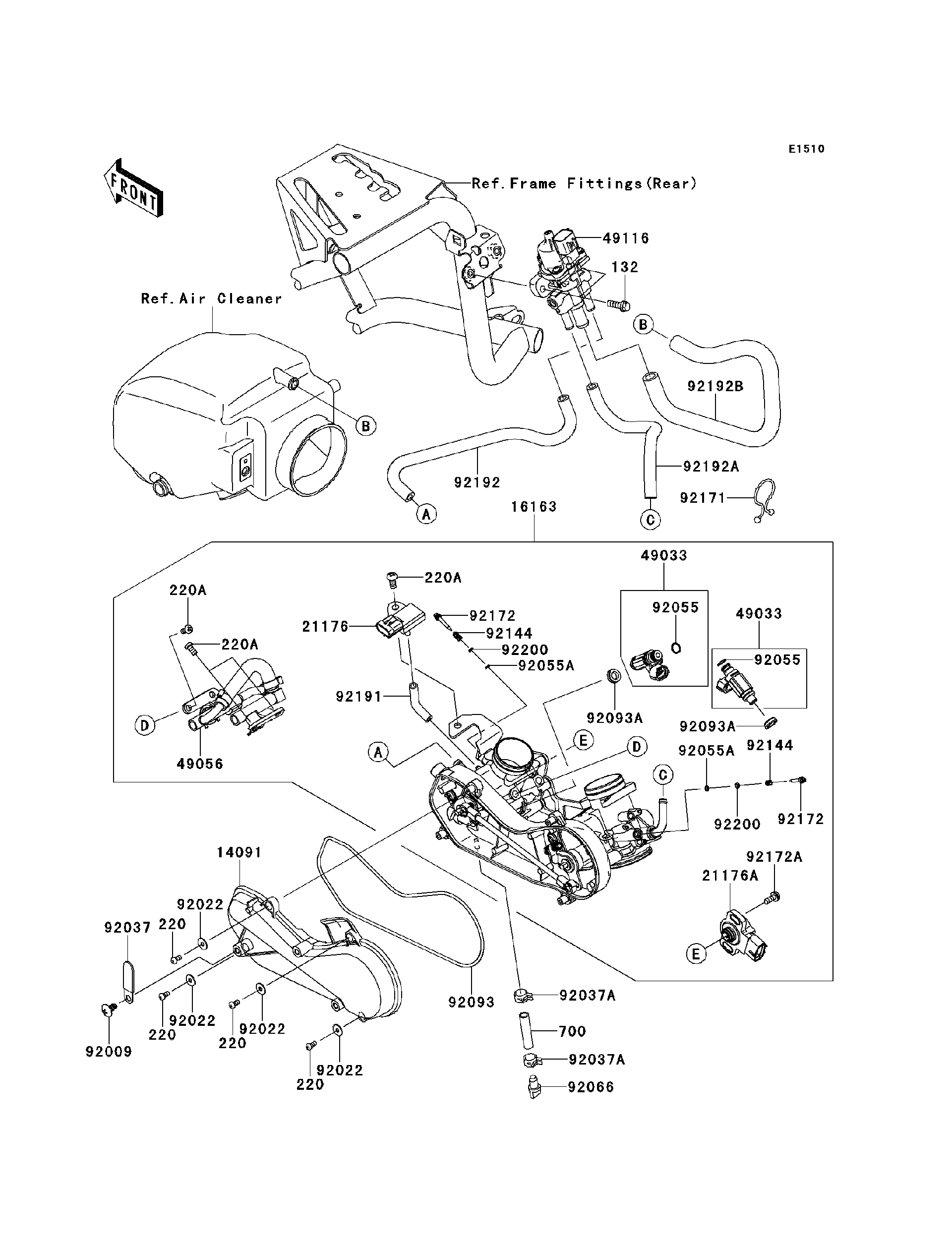 2012 Kawasaki Utility Vehicles Parts-Finder Diagrams