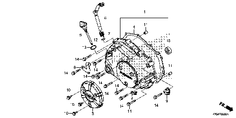 RIGHT CRANKCASE COVER