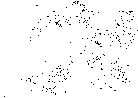 08- Suspension, Rear - STD - Swing Arm - Shock - Fender