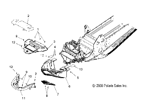 BUMPER, FRONT and NOSEPAN - S07PK6FS/FE/PM6FS/PM6FSA (49SNOWBUMPER600RMK)