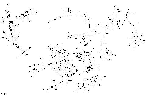 01- Engine - 650 EFI - 6X6