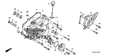 LEFT CRANKCASE COVER