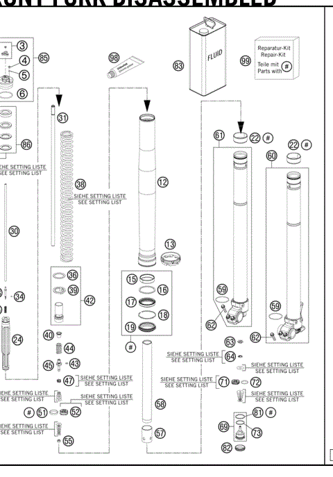 FRONT FORKDISASSEMBLED  Page 6