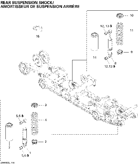 08- Rear Suspension Shocks Ranger