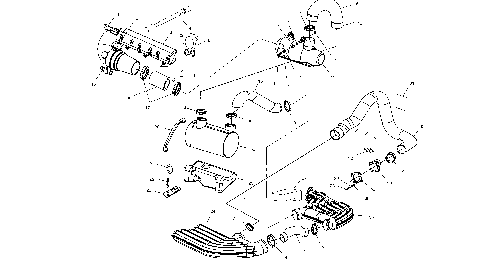 EXHAUST SYSTEM - W015098D (4964876487B005)