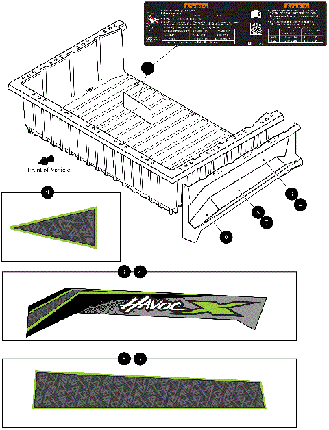 BED CAPACITY LABEL [302601]