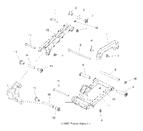 SUSPENSION, REAR - A10LH46AX/AZ (49ATVSUSPRR08SP400)