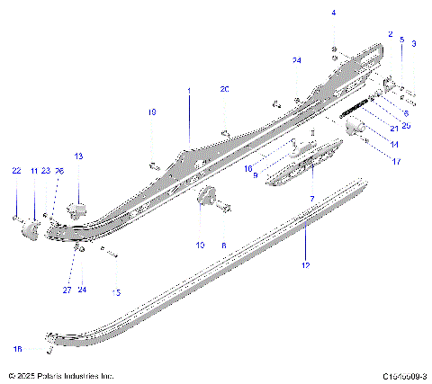 SUSPENSION, RAIL BEAM LH/RH - S26TDL6LSA (C1545509-3)