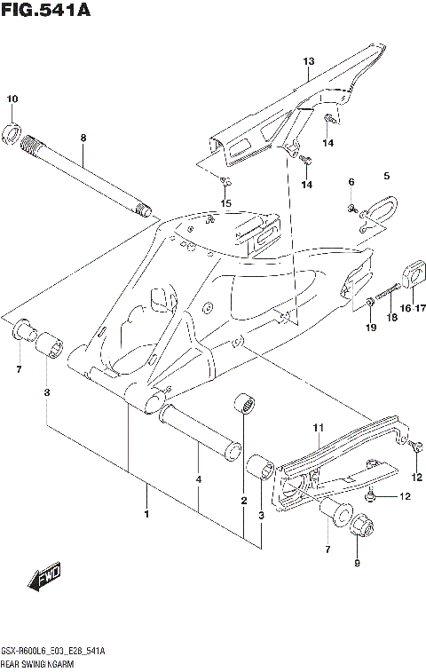 REAR SWINGINGARM