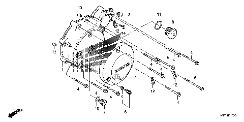 LEFT CRANKCASE COVER