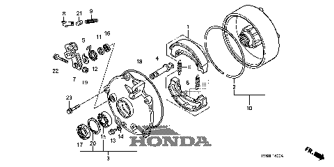 REAR BRAKE DRUM