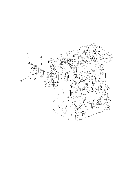 ENGINE, WATER INLET FLANGE - R16B1PD1AA/2P (49BRUTUSWATERINLET15DSL)