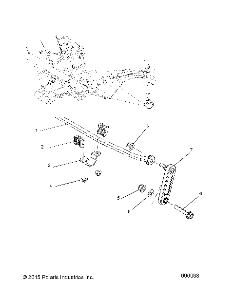 SUSPENSION, SWAY BAR - S21EFK6PS/6PE (600068)