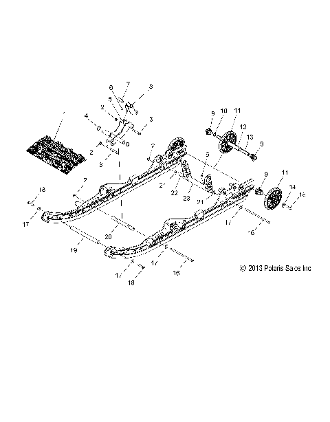 SUSPENSION, REAR and TRACK (INDY SP/LTD) - S16CP6 ALL OPTIONS (49SNOWSUSPRR15INDYSP)