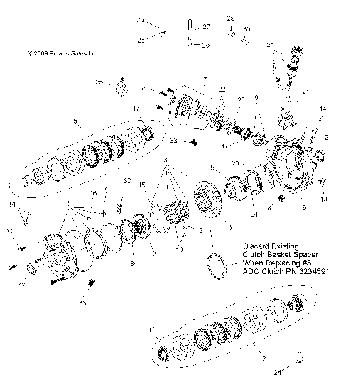 GEARCASE, FRONT (ACTIVE DESCENT CONTROL) - A07TN76AF/AL/AU (49ATVGEARCASE1332568)
