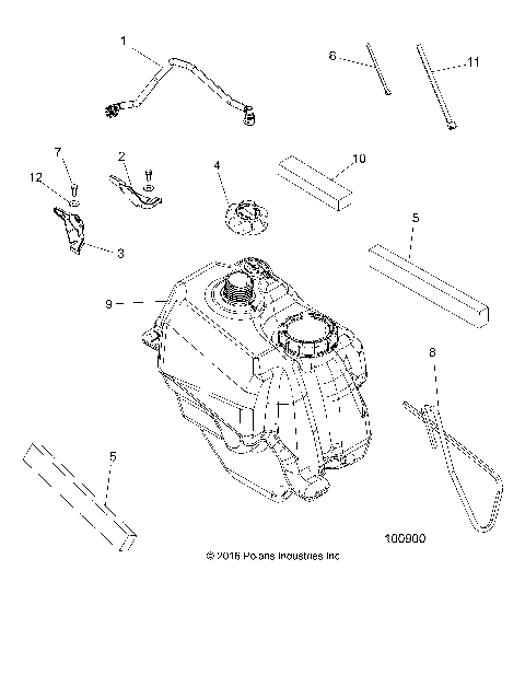 BODY, FUEL TANK ASM. - A17SEA57F1/SEE57F1/F2/FL [100900]