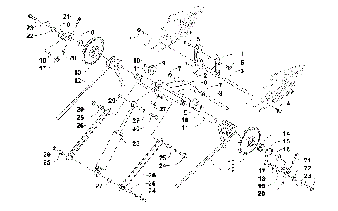 REAR SUSPENSION REAR ARM ASSEMBLY [101129]