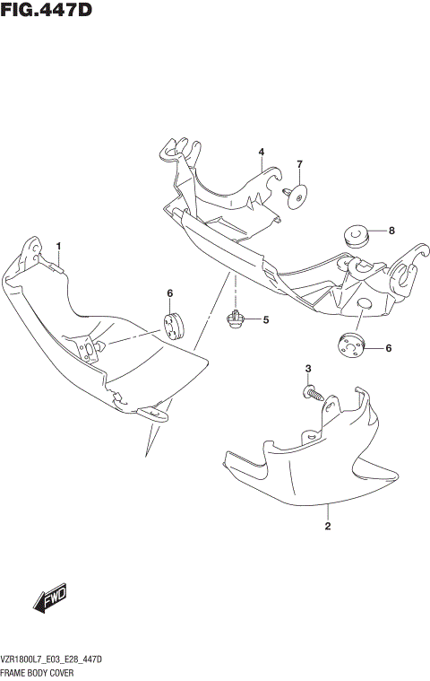 FRAME BODY COVER (VZR1800BZL7 E33)