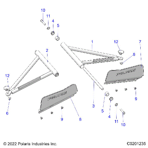 SUSPENSION, A-ARM and STRUT MOUNTING - A23SWE57F1/S57C1/C2/E1/E2 (C0201235)