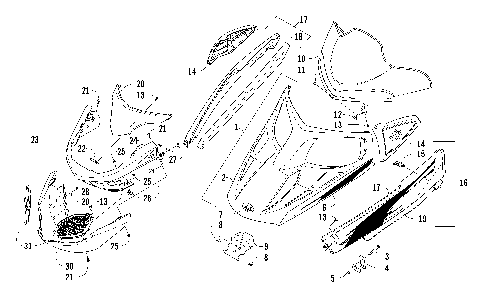 HOOD, WINDSHIELD, AND FRONT BUMPER ASSEMBLY [99505]