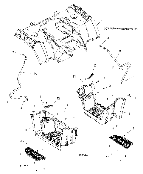BODY, REAR CAB and FOOTWELL - A16SYE95NK [100344]