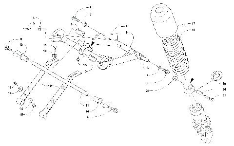 REAR SUSPENSION FRONT ARM ASSEMBLY [104049]