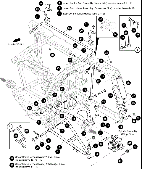 FRONT CONTROL ARM ASSEMBLY