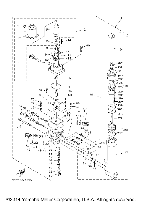 POWER TRIM TILT ASSY