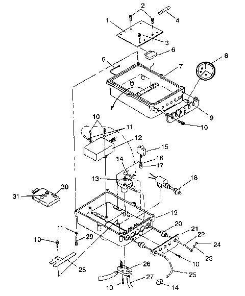 ELECTRICAL BOX SLT 750 B944170 (4925942594020A)