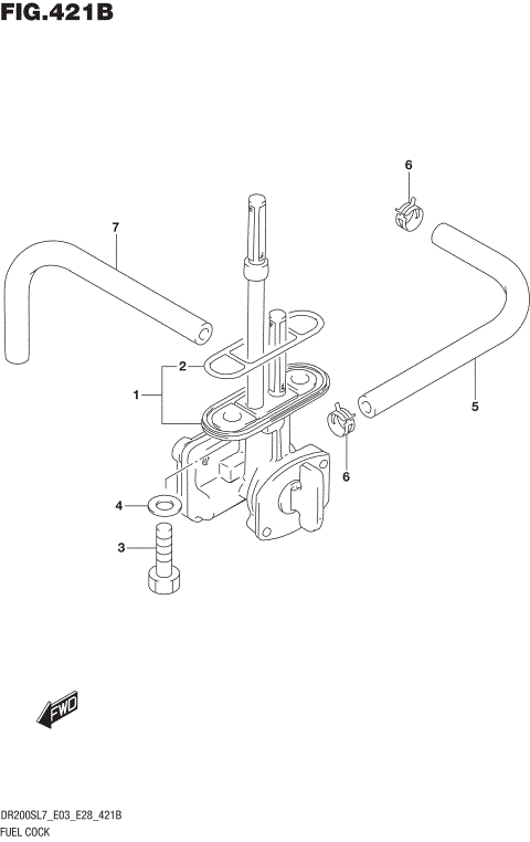 FUEL COCK (DR200SL7 E28)