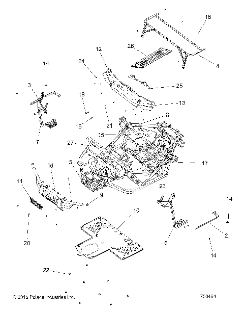 CHASSIS, FRAME and FRONT BUMPER - R16RTED1F1 (700455)
