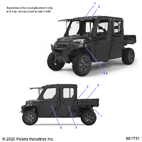 BODY, DECALS, GENERAL - R26RST99AL (901731)