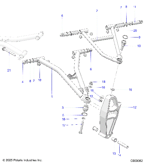 SUSPENSION, CONTROL ARMS and SPINDLE - S26TFF6RSL/TFP6RSL  (C603082)