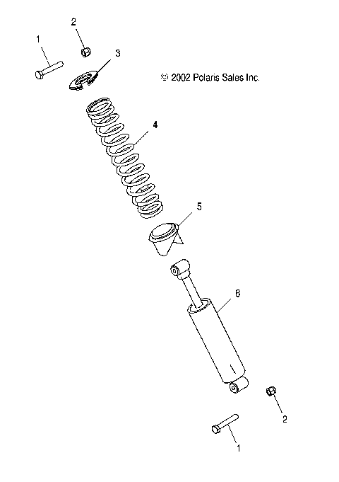 REAR SHOCK - C11RB63AA/AB (4985628562C01)