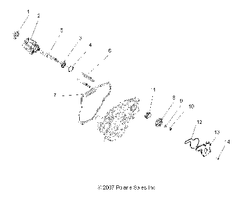 ENGINE, OIL PUMP and WATER PUMP - A08DN76FC (49ATVOILPUMP08SP800EFI)