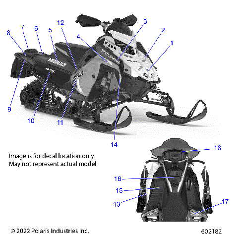 BODY, DECAL, BLACK SIDE PANEL W/ BLACK ACCENT - S23TLC6RS/6RE (602182)