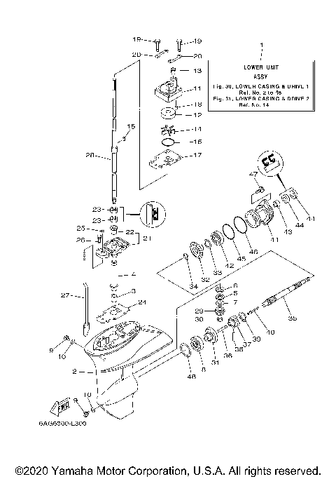 LOWER CASING DRIVE 1