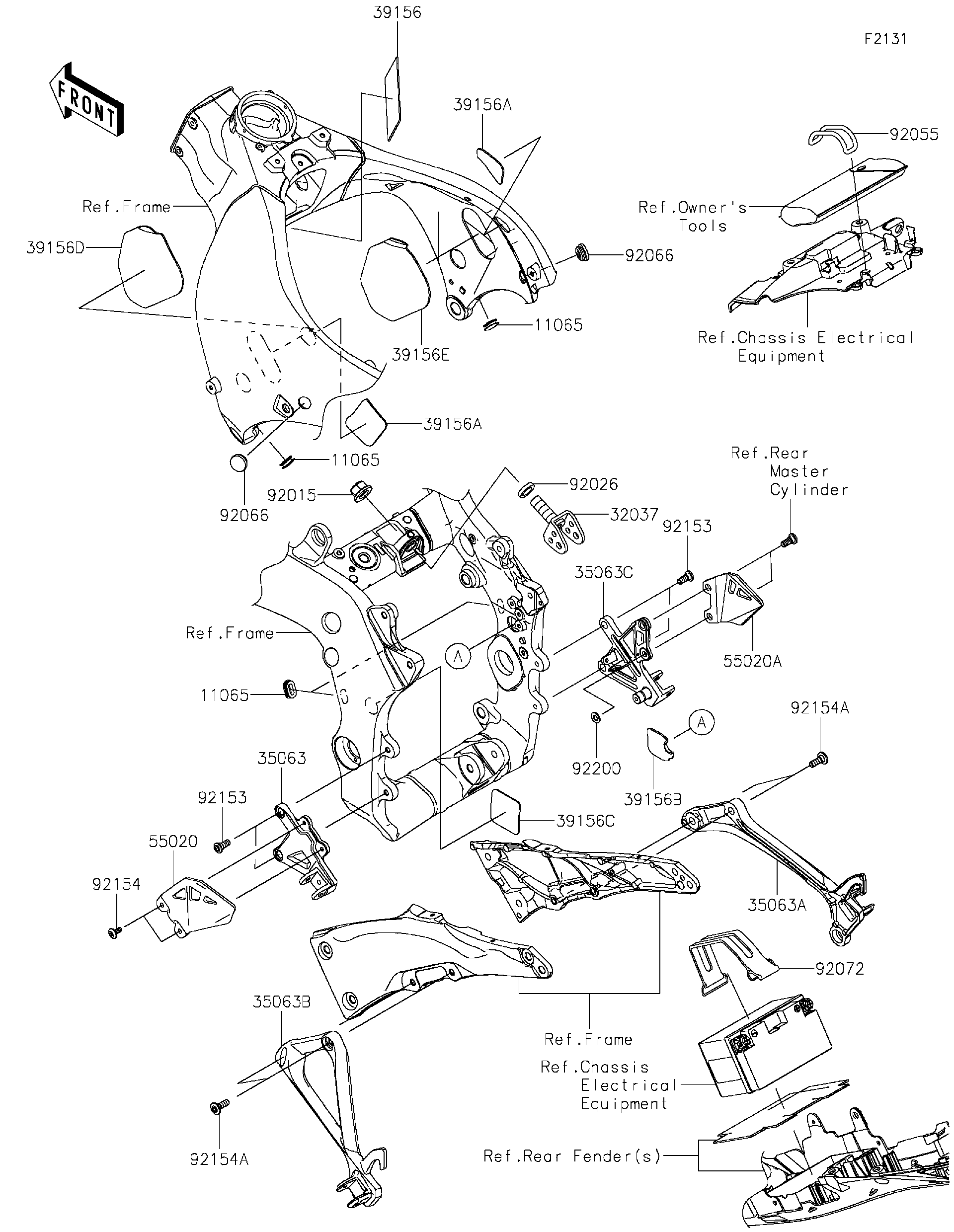 2020 Kawasaki Ninja ZX-10R KRT EDITION Frame Fittings