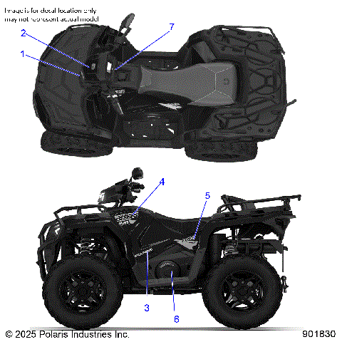 BODY, DECALS, GRAPHIC - A26SHE57CN (901830)