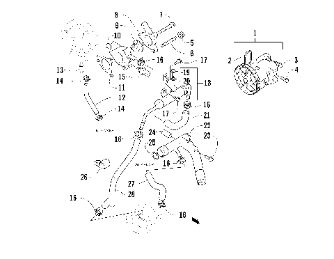 WATER PUMP AND THERMOSTAT ASSEMBLIES [86041]