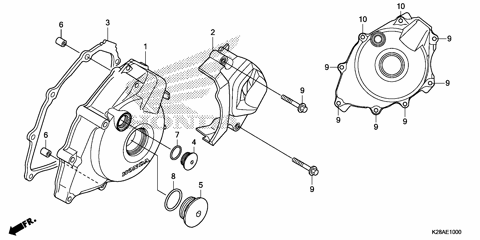 LEFT CRANKCASE COVER