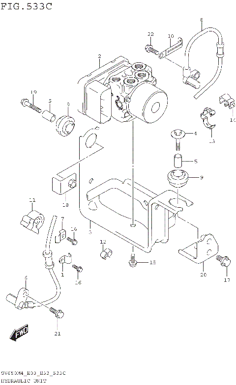 HYDRAULIC UNIT (SV650XAM4 E28)