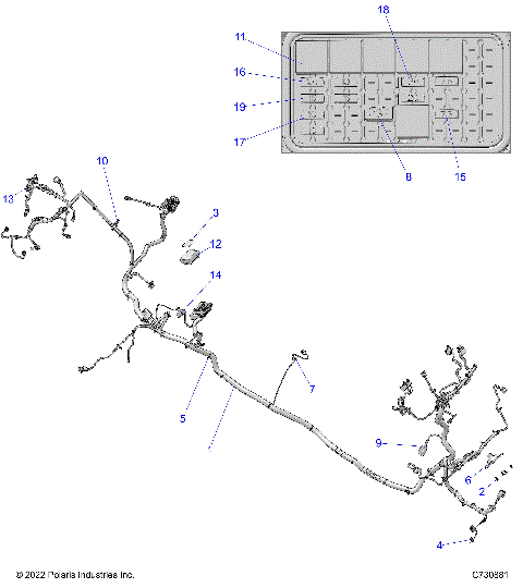 ELECTRICAL, WIRE HARNESSES, CHASSIS - R23RSE99A9/B9/AJ/BJ/AK/BK/AX/BX (C730881)