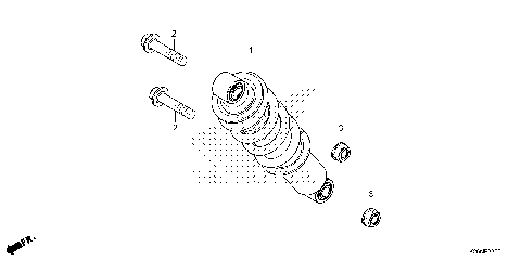REAR SHOCK ABSORBER