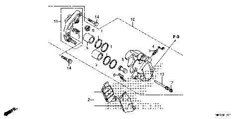 FRONT BRAKE CALIPER (1)